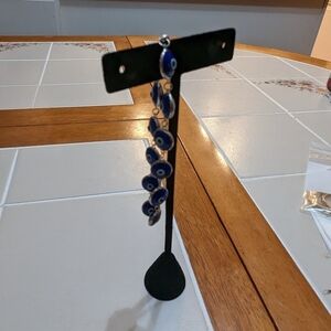 White and Blue Enamel, .925 Silver bracelet mfp #8